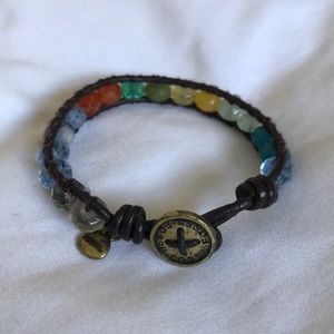 Fossil Leather Bracelet